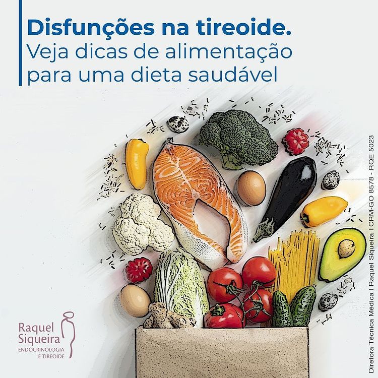 Disfunções na tireoide. Veja dicas de aliementação para uma dieta saudável